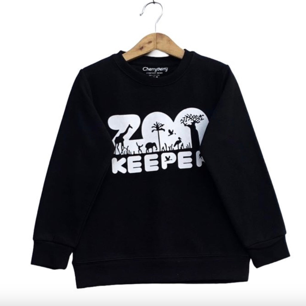 Keeper print baby sweatshirt