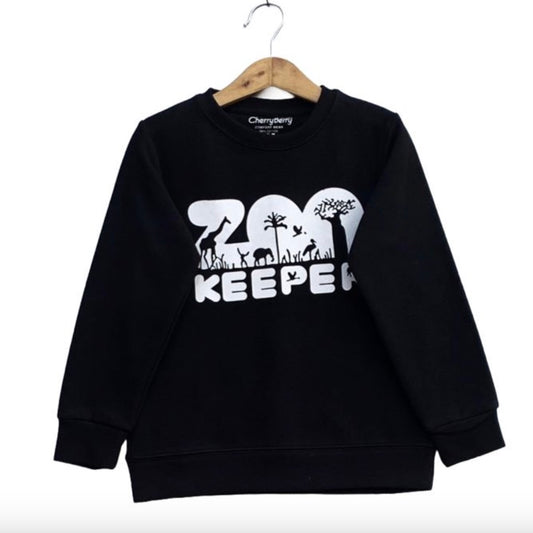 Keeper print baby sweatshirt