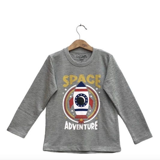 kids space adventure T-shirt