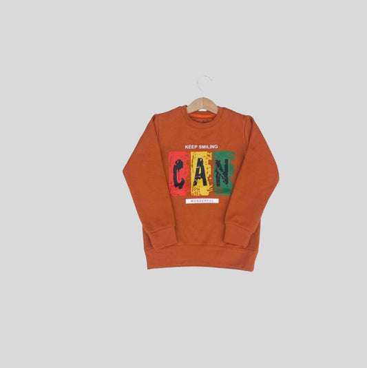 Keep Smiling Wonderful little boy sweatshirt