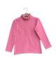 Girl stretch High neck T-shirt