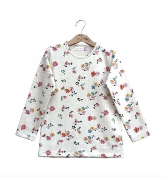 Girls Flower printed T-shirts