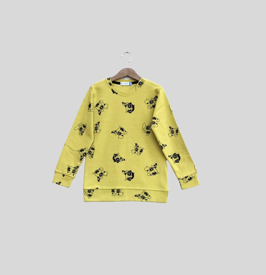 Girls allover printed Sweatshirt