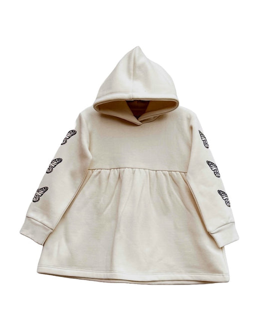 girl butterfly loose fit hoodie