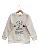 girl love with her mom sweatshirt