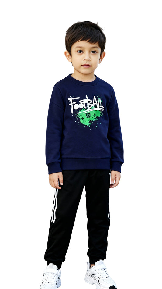 Football printed sweatshirt