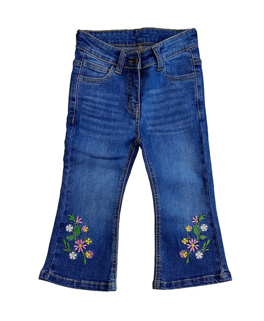 Baby girl flower Jean