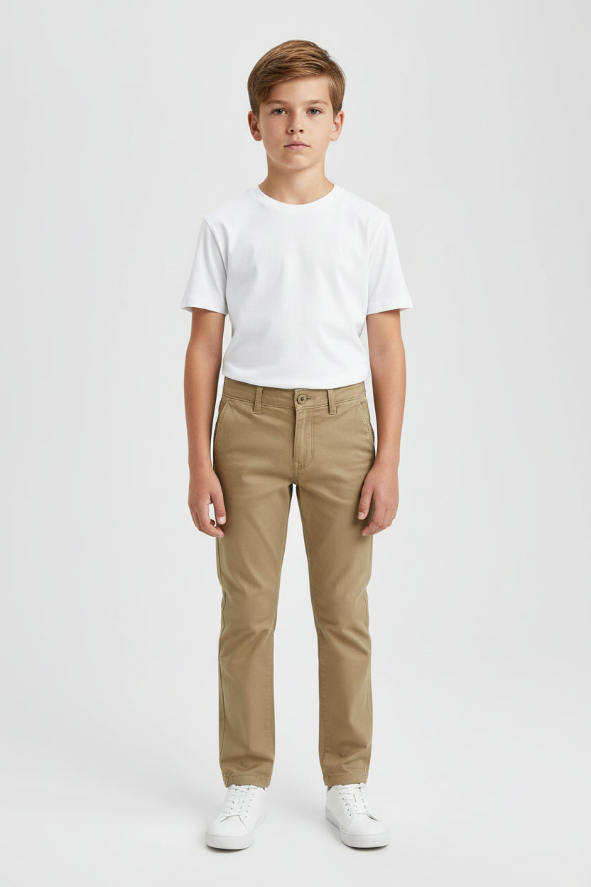 Boys Khaki Chino trouser