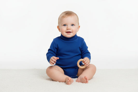 Unisex baby Blue Romper