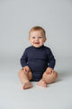 Mock neck warm romper