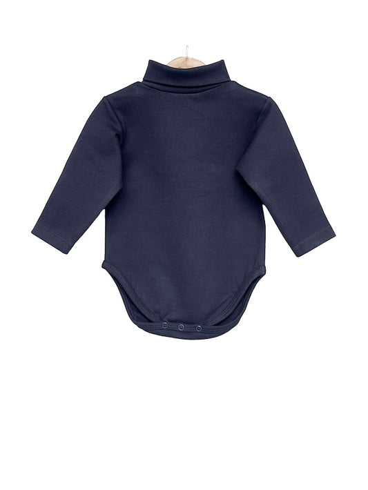 Mock neck warm romper