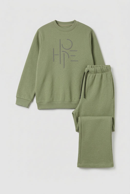 Boys Hope fleece winter cozy Set