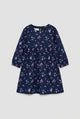 BloomTiered knee length dress