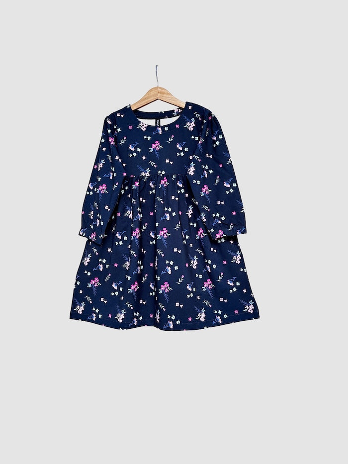 BloomTiered knee length dress