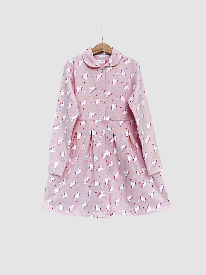 Allover printed Long dress