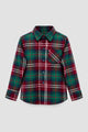 Classic Flannel Button-Down Green Shirt