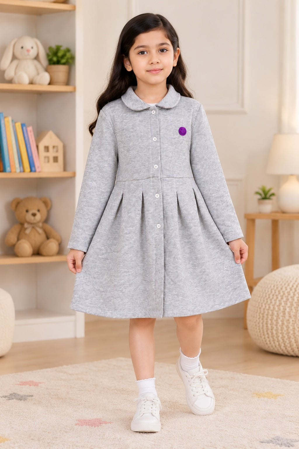 Long Fleece Dress