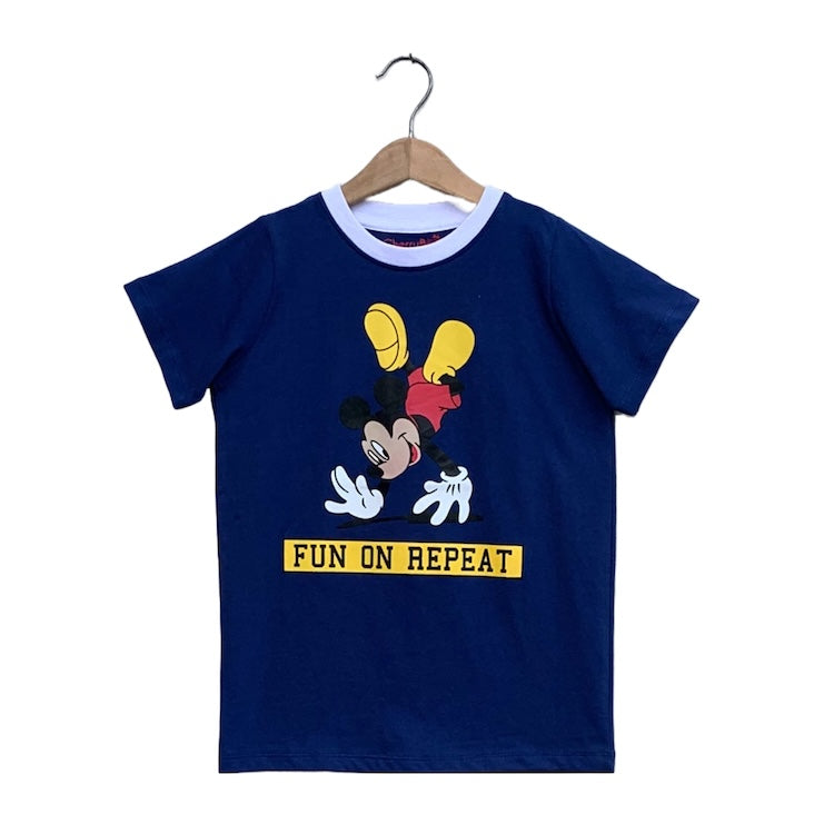 Fun and colorful boys' t-shirt featuring a vibrant cartoon character print, perfect for everyday wear

