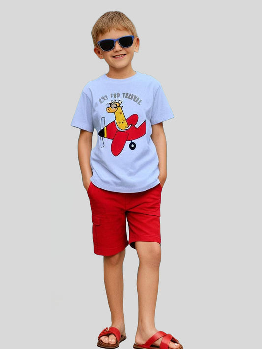 kids lets go travel T-shirt
