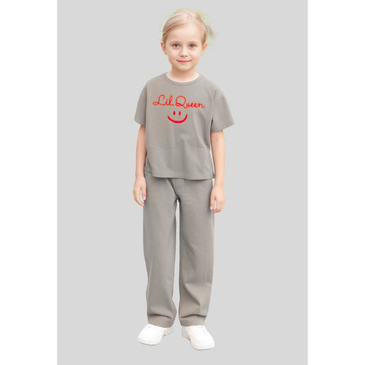 lil queen oversized loose fit drop shoulder set