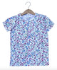 Girls Flower Printed T-shirt