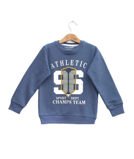 Athletic Champs Team Printed Boys Sweatshirt