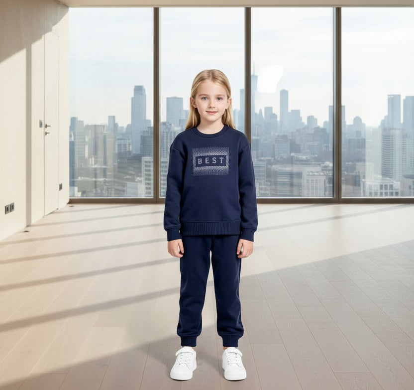 Girls printed sweatsuit