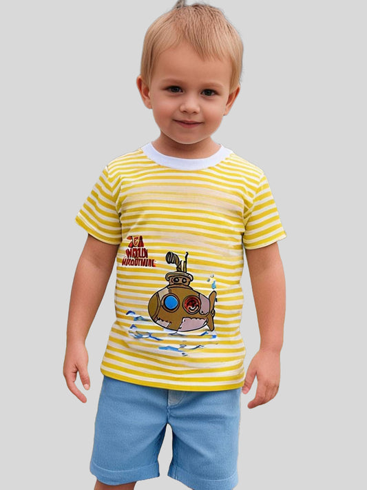 baby boys sea world T-shirt